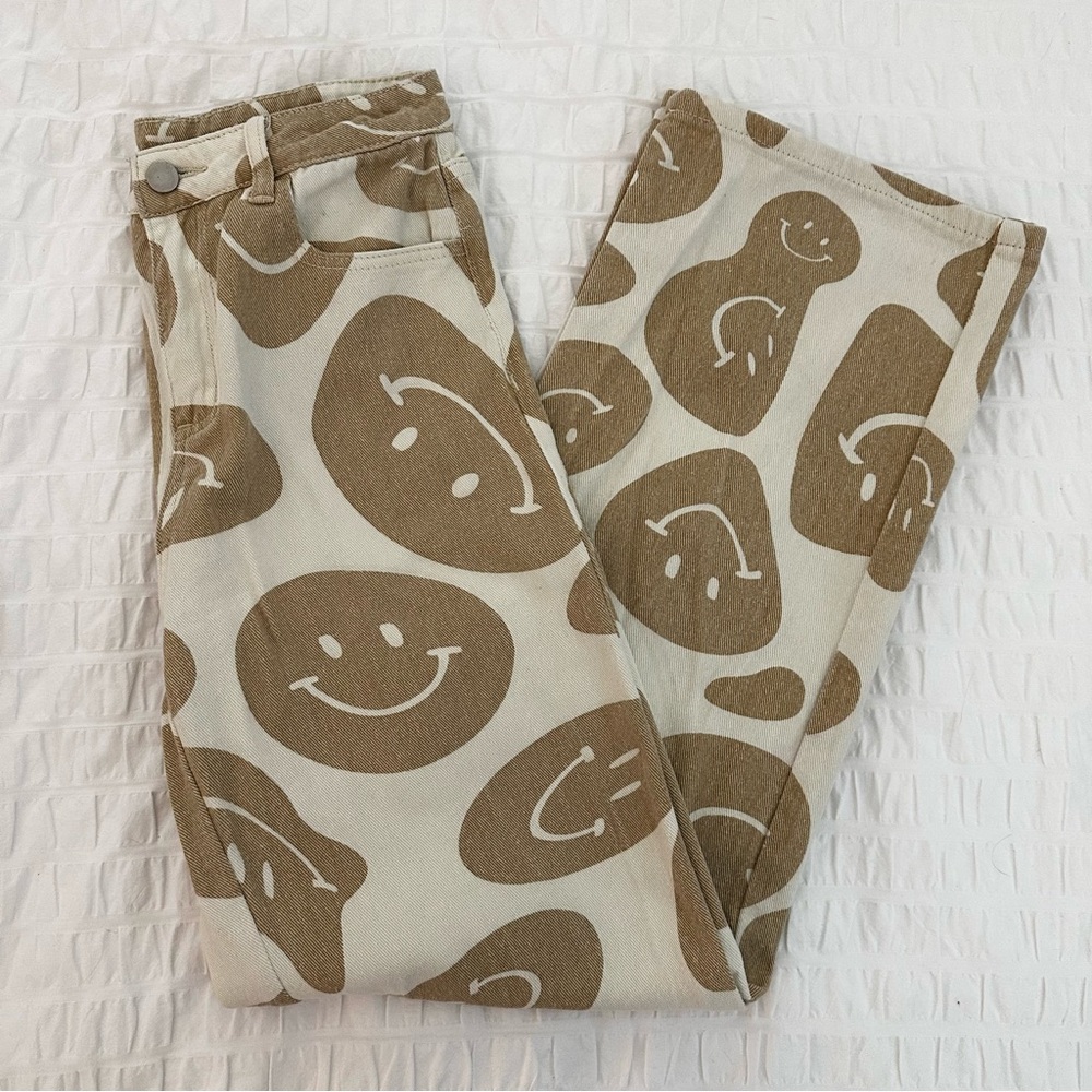 ASOS Bailey Rose Smiley Face Pants - Picture 2 of 6